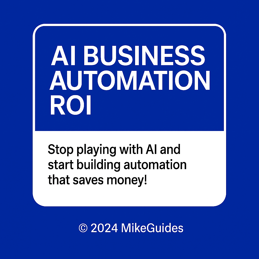 AI Business Automation ROI